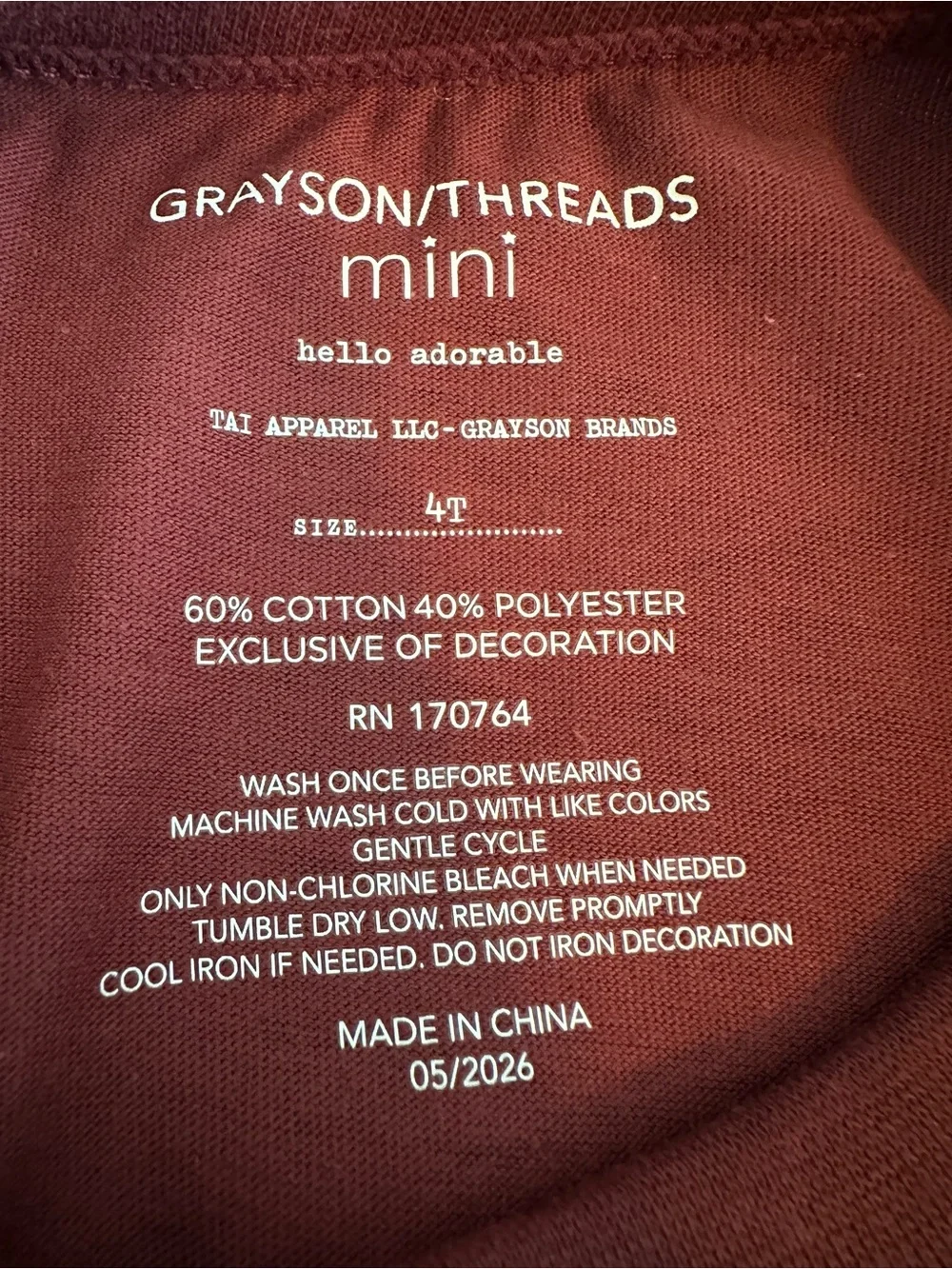 GRAYSON/THREADS mini Bundles size 4 (NWT)